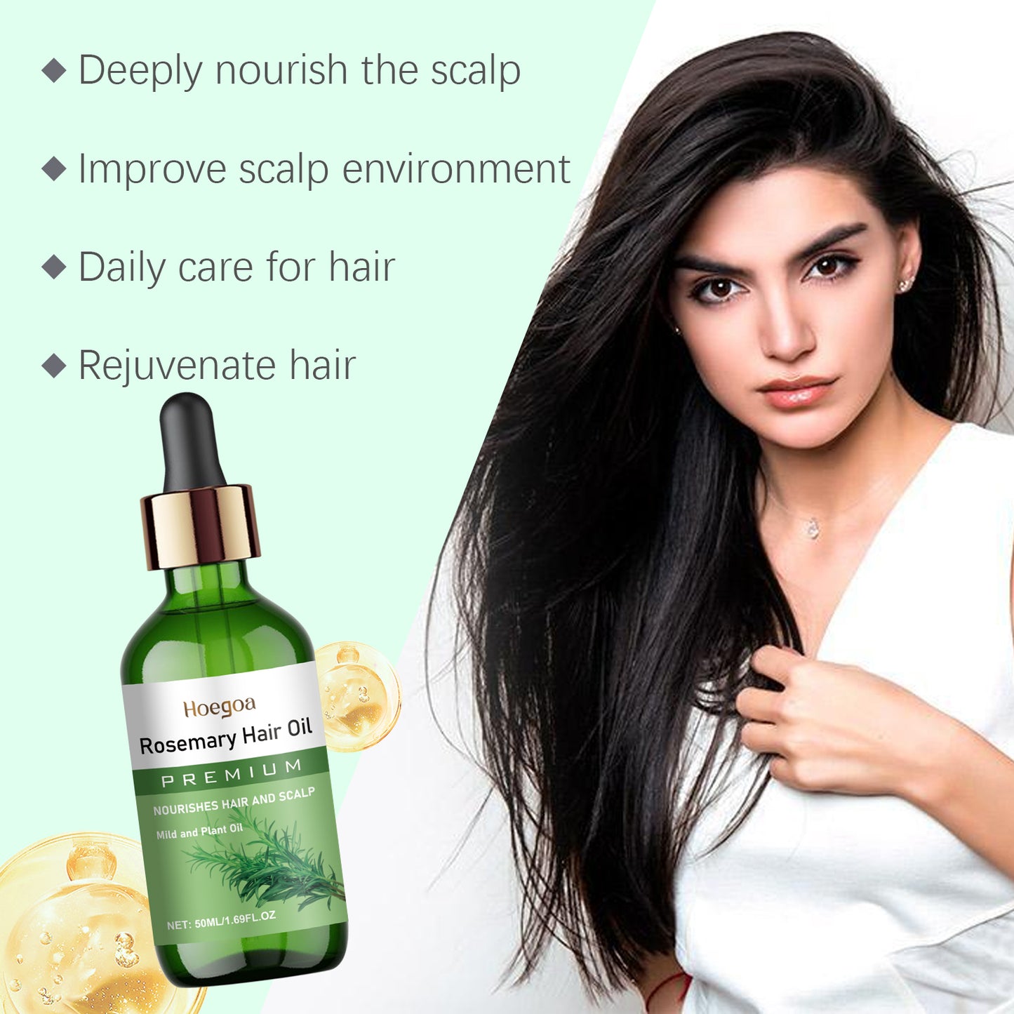 Rosemary Oil Hair Essential Oil Strengthens