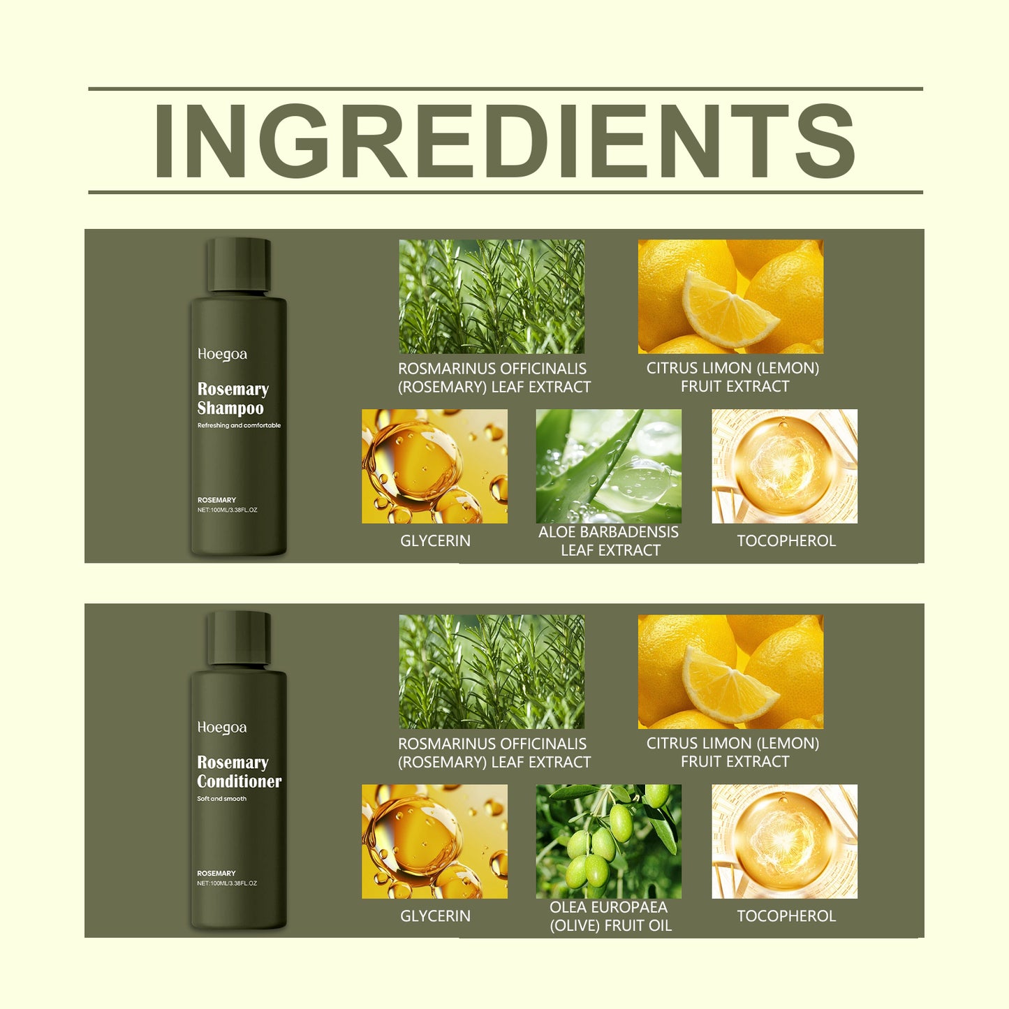 Rosemary Shampoo Set Anti-Dandruff Oil