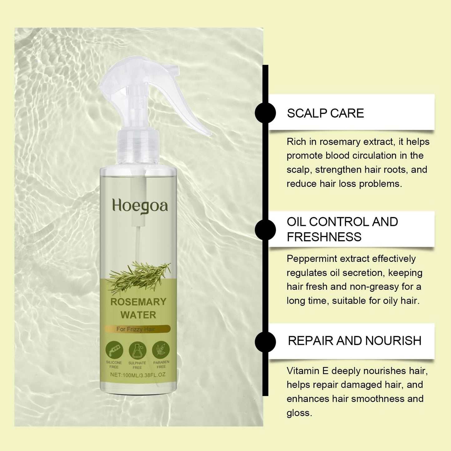 Rosemary Hair Care Spray Nourishes